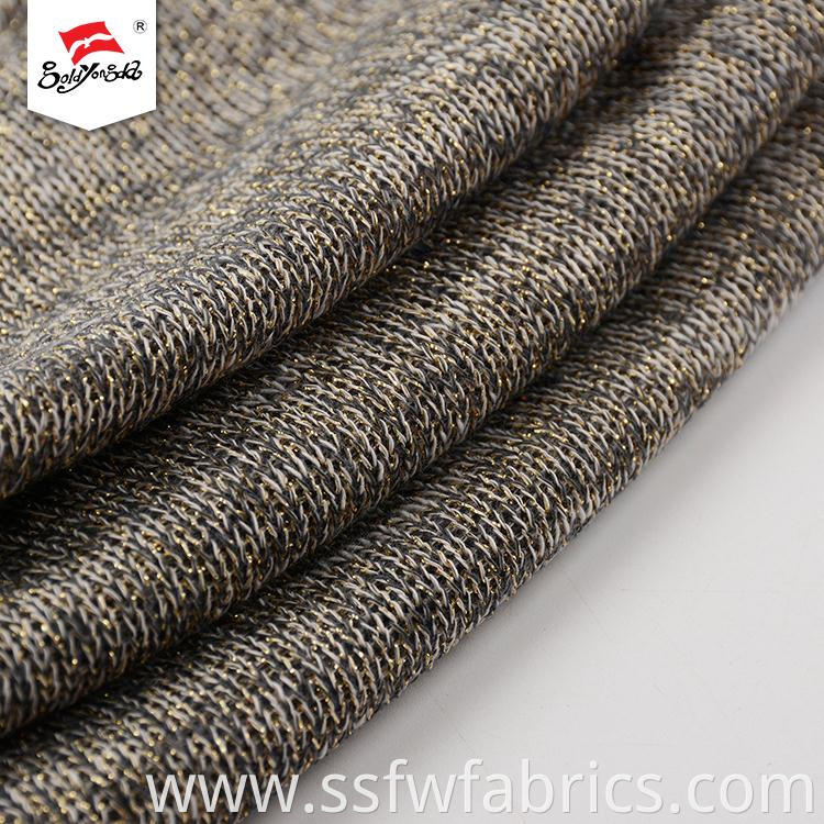 Fancy Design Rib Knit Fabric